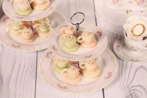 Macaroons Stock Photos