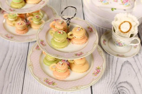 Macaroons Stock Photos
