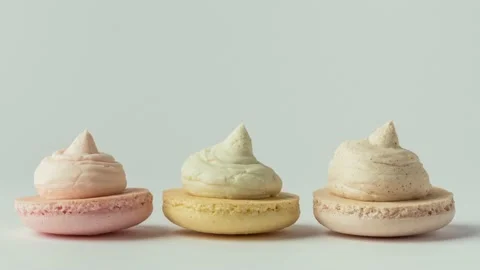 Macaroons stopmotion Stock Footage 239661930