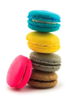 Macaroons tower Foto stock