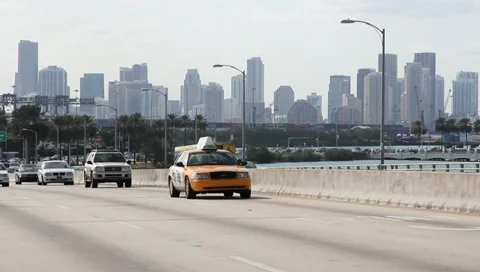 MacArthur Causeway, Miami Video stock 10723656