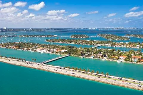 Macarthur causeway Stock Photos