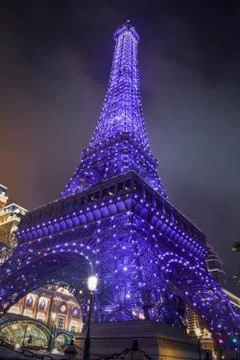 Macau Eiffel tower Stock Photos