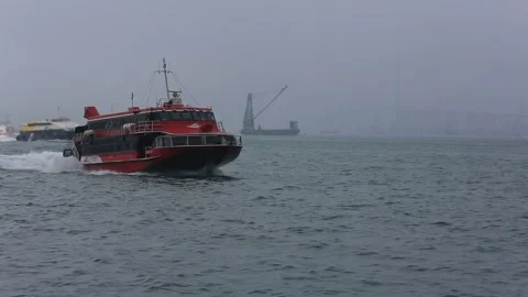 Macau Ferry Stock Footage 203769518