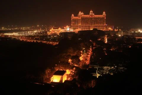 Macau Galaxy night view Stock Photos