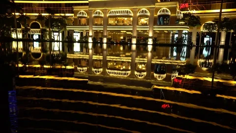 Macau gorgeous building Stock Footage 119404698