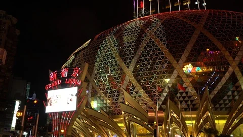Macau lisboa Stock Footage 117980846