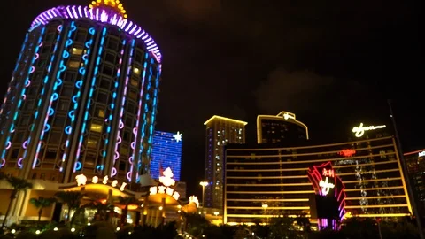 Macau lisboa Stock Footage 117981467