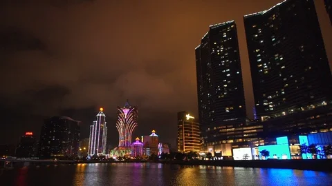 Macau lisboa Stock Footage 119404743