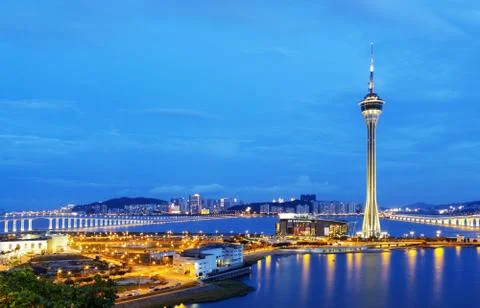 Macau night Foto stock