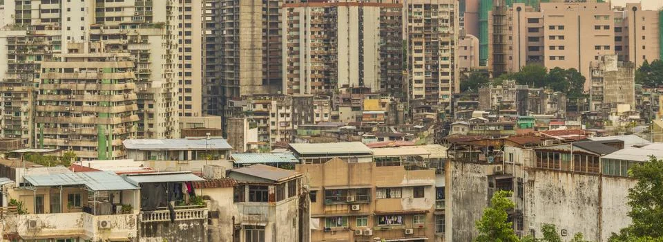 Macau Panoramic Foto stock
