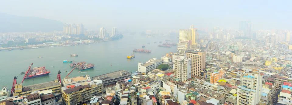 Macau skyline Stock Photos