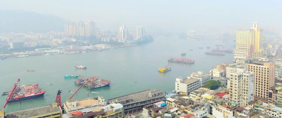 Macau skyline Stock Photos