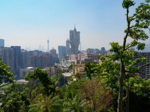 Macau skyline Stock Photos