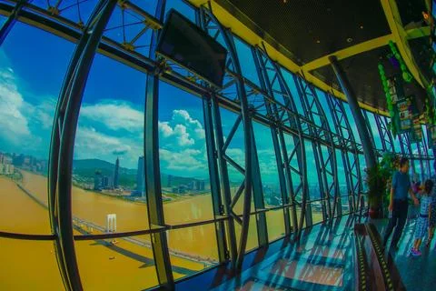 Macau tower view Stock Photos