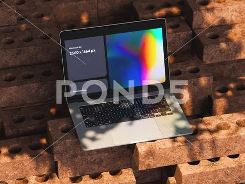 Macbook Mockup PSDテンプレート