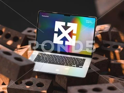 Macbook Mockup PSD Template
