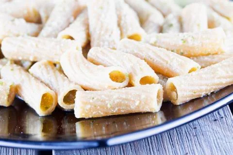 Maccheroni in close up Stock Photos