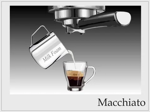 Macchiato Animation Video stock 154880289