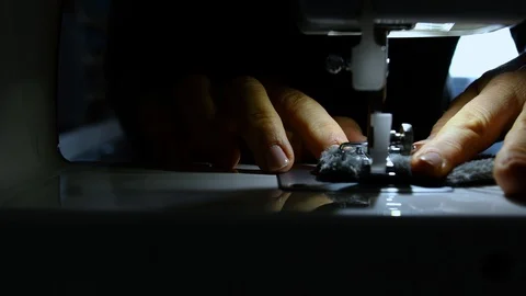 Macchina da cucire 1 Stock Footage 127010915