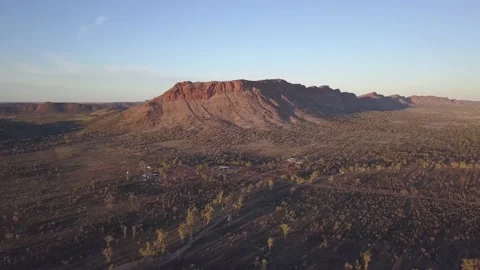 MacDonnell Ranges 1 Stock Footage 130684767