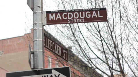 Macdougal Street Stock Footage 63469378
