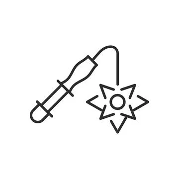 Mace Icon Illustrazione stock