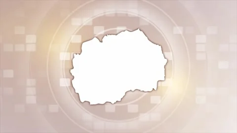 Macedonia Animated Map Stock Footage 275635154