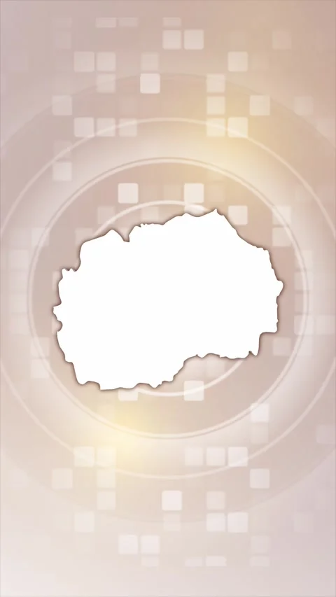 Macedonia Animated Map Stock Footage 275900358