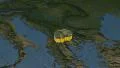 Macedonia extruded. Blue Marble. 4k or 4k+ Resolution