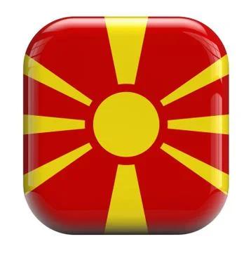 Macedonia flag Stock Illustration