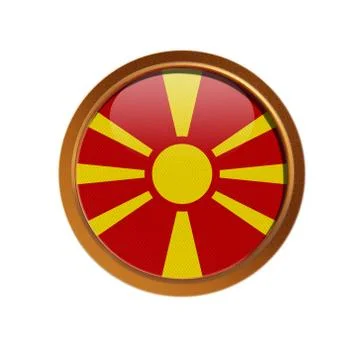 Macedonia flag Stock Illustration