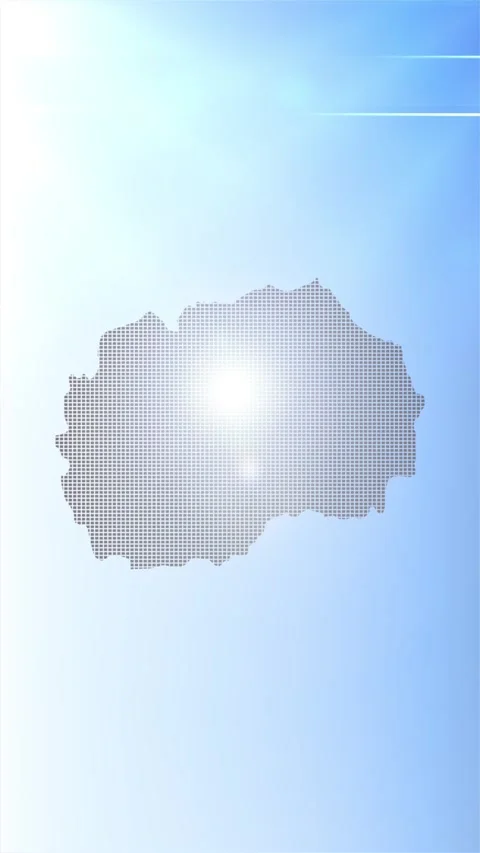 Macedonia Map Opener Stock Footage 276972906