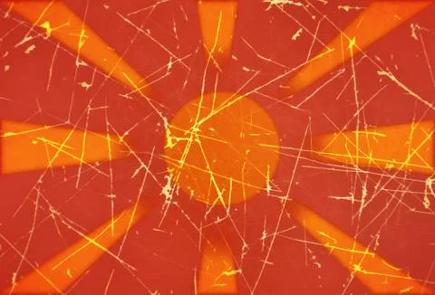 Macedonian flag Stock Photos