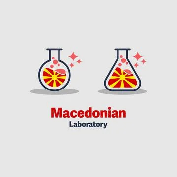 Macedonian Laboratory Stock Illustration