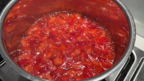 Macerated Strawberries Stock Footage 293277742