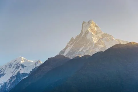 The Machapuchare Foto stock