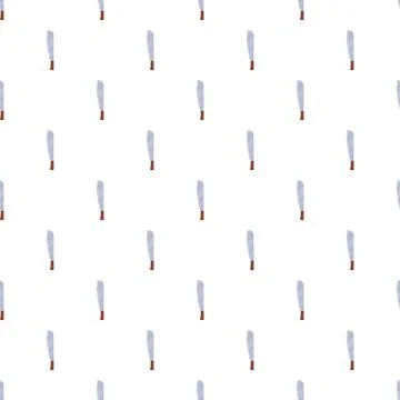 Machete pattern background seamless repeating tool illustration Stock Illustration