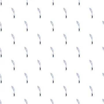 Machetes repeating creating a seamless pattern Stock Illustration