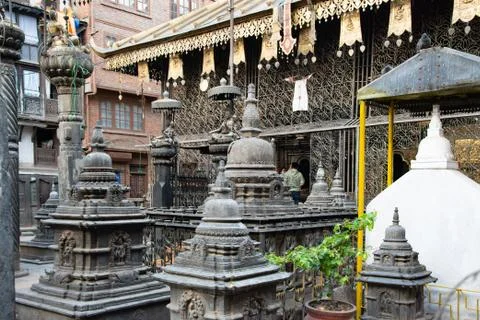 Machhindranath in Kathmandu Stockfoto's