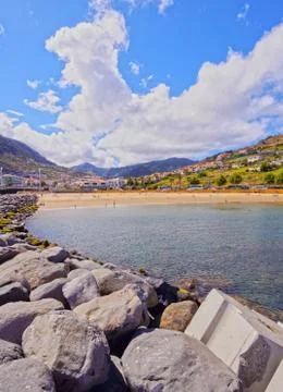 Machico on Madeira Stock Photos