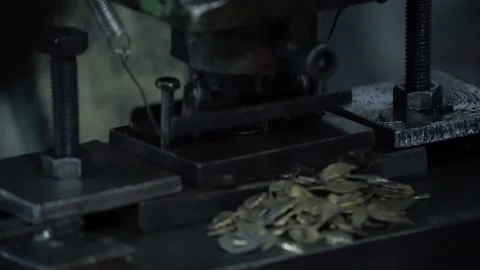 Machine and tool of Computer numerical control CNC Stock Footage 210958999