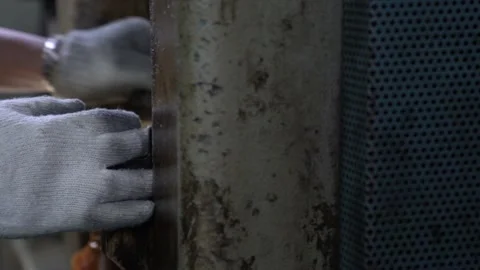 Machine and tool of Computer numerical control CNC Stock Footage 210959488