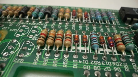 Machine for automatic testing of electronic boards. Manufacturing of Stock Footage 240731960