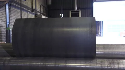 Machine bending sheet metal Stock Footage 63230069