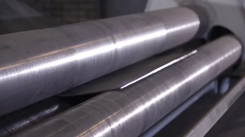 Machine bending sheet metal Stock Footage 63230124