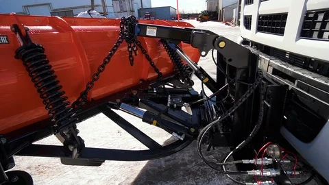 Machine with a blade Stock Footage 106009695