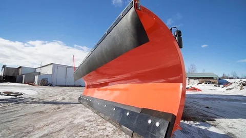 Machine with a blade Stock Footage 106015098