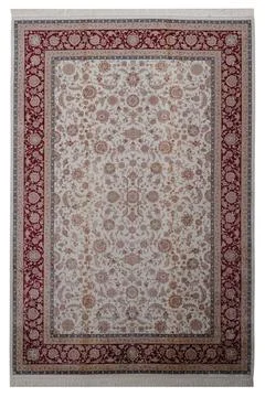 Machine carpet on white background Foto stock