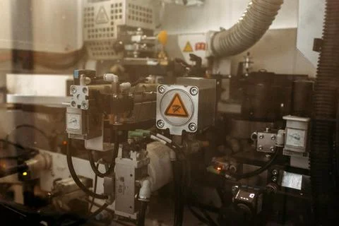 Machine of Caution Stock Photos